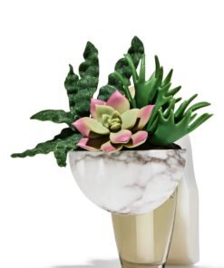 Alternative view of Stoneware Greenery Adjustable Wallflowers Scent Control™ Nightlight Fragrance Plug
