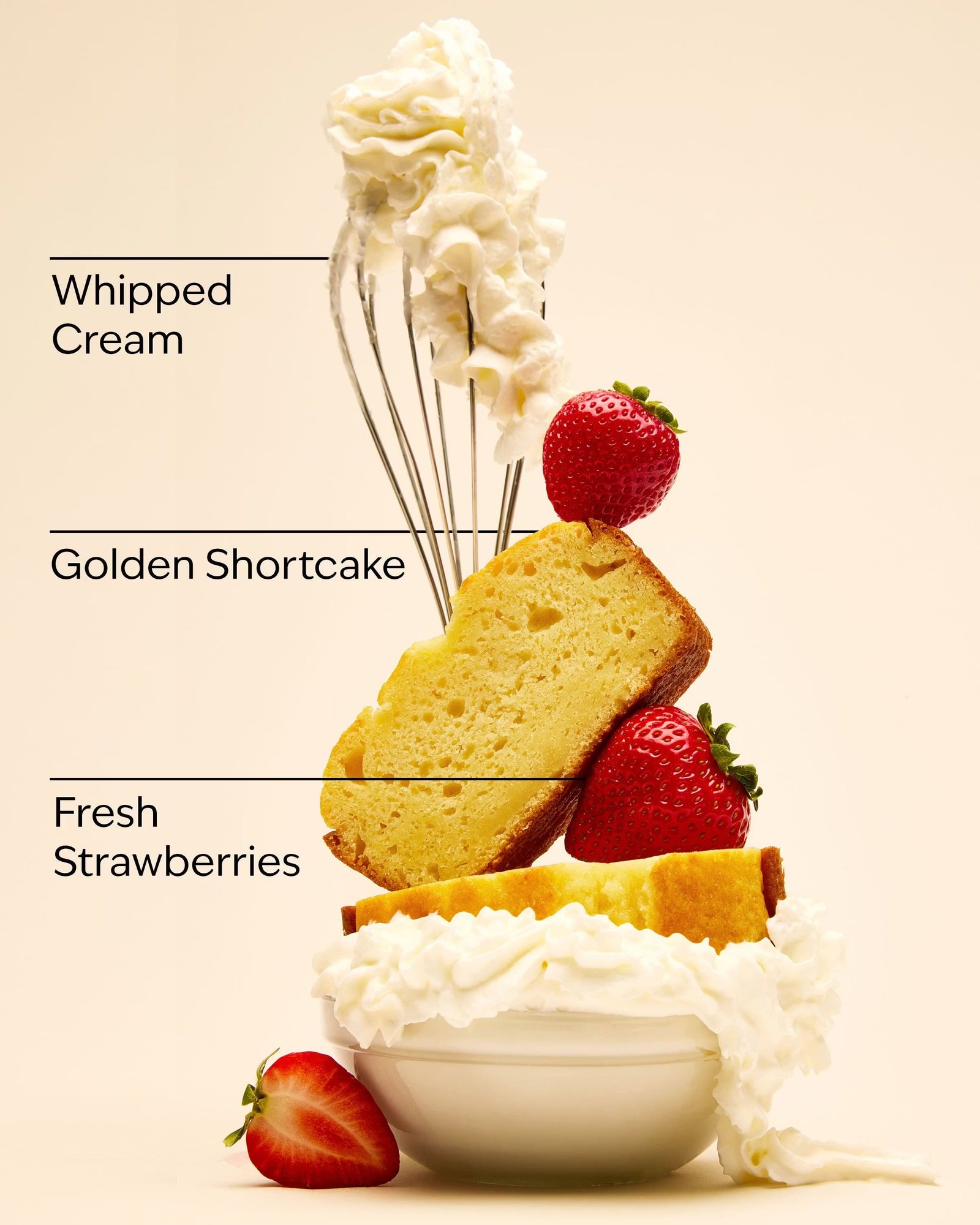 Strawberry Pound Cake 3-Wick Candle - Image 3